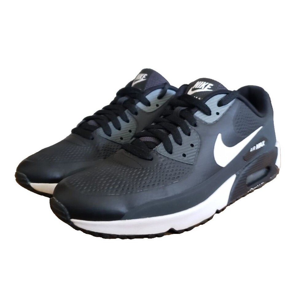 Nike Air Max 90 G Golf Shoes Cleats Black Grey White CU9978-002 Men's Size 10.5